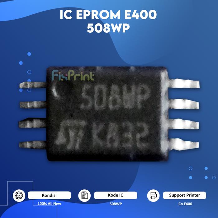 Gambar IC Eprom Canon E400 T08 / 508wp Eeprom Reset Counter Printer E-400 - Seri 508WP dari FixPrint Bandung undefined Tokopedia