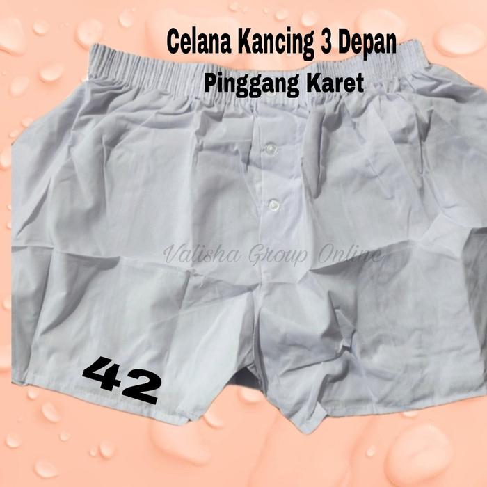Gambar Celana Daleman Pria Model 3 Kancing - Ukuran 42 dari Valisha Garden 16 undefined Tokopedia