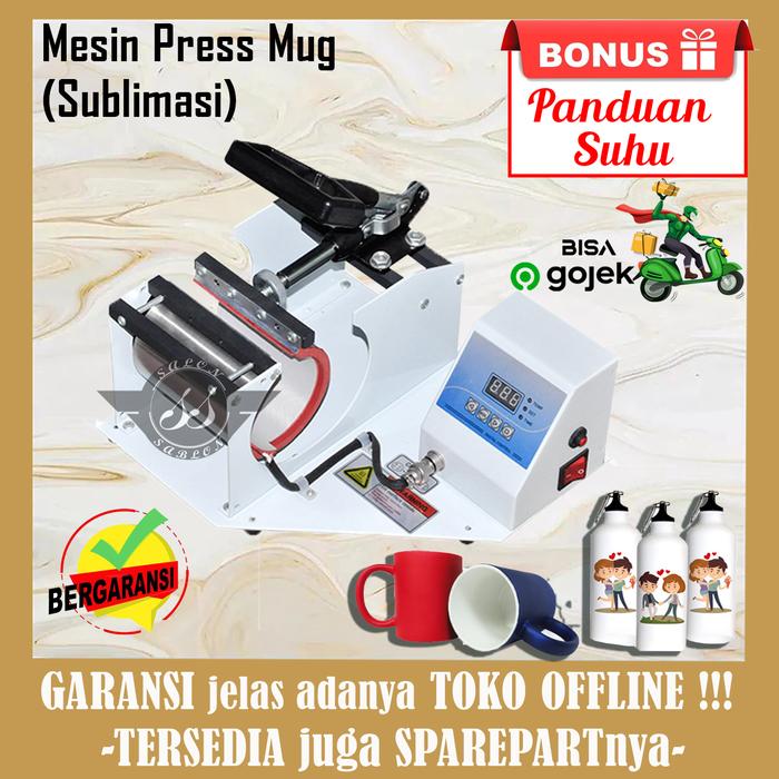 Gambar Mesin Press Mug / Gelas Standart 11 Oz - Putih dari Salon Sablon undefined Tokopedia