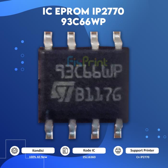 Gambar IC Eprom Eeprom Canon iP2770 Resetter Counter Mainboard iP2770 IP 2770 - Seri Lama Besar dari FixPrint Bandung undefined Tokopedia