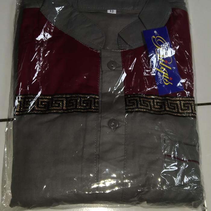 Gambar setelan baju Koko anak laki laki 3 4 5 6 7 8 9 10 11 12 tahun - navy, 13-14 tahun dari sobat pediaku undefined 3 Tokopedia