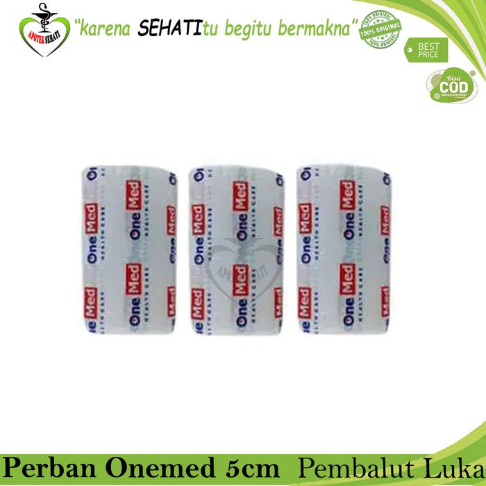 Gambar Perban Onemed Verban Ukuran 5 10 15 Cm Pembalut Luka - 5cm dari APOTEK SEHATI undefined Tokopedia