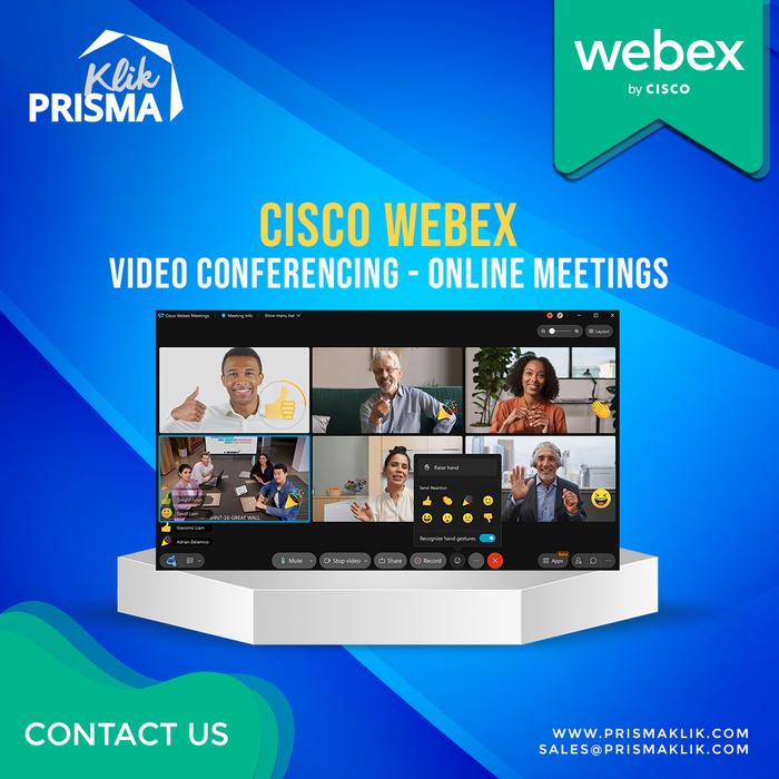 Jual Cisco Webex Meetings Cloud Video Conference - Jakarta Utara ...
