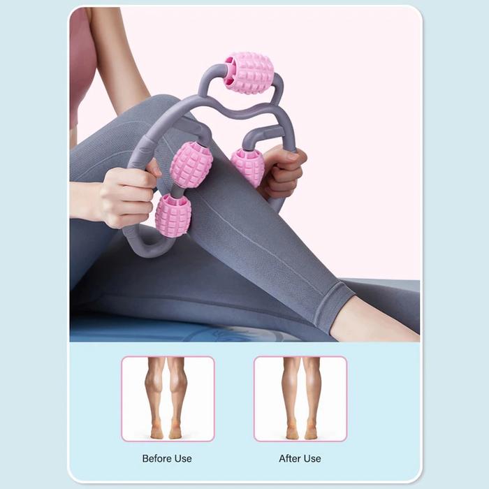 Gambar Alat Pijat Betis Pijat Kaki 5 Roller Pijat Fat Burner Relax Massager - PINK dari KIOZ ORENZ undefined Tokopedia