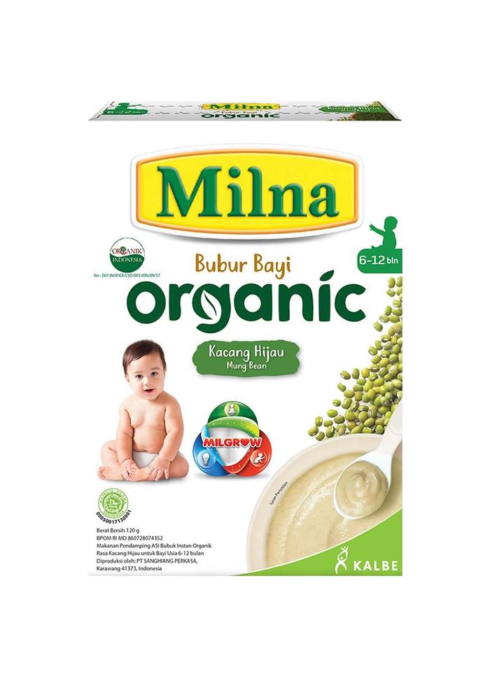 Gambar Milna Bubur Bayi Organic - Kacang Hijau dari BNPbabyshop undefined Tokopedia