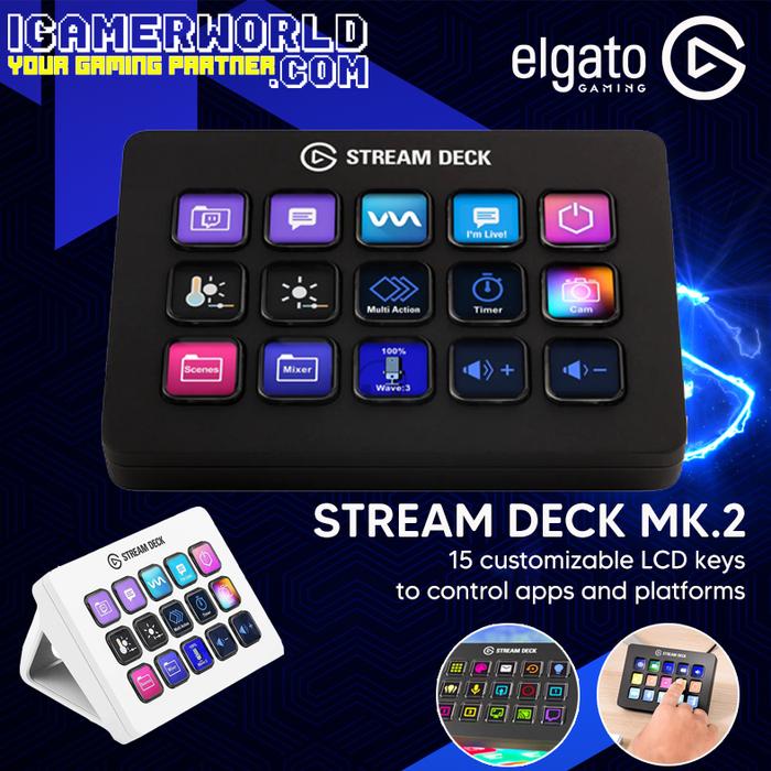 elgato STREAM DECK MK2 【15キー配列】BLACK Elgato Stream
