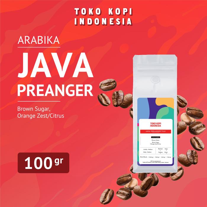 Jual Kopi Arabika Java Preanger Pangalengan Arabica Coffee 100gr Biji ...