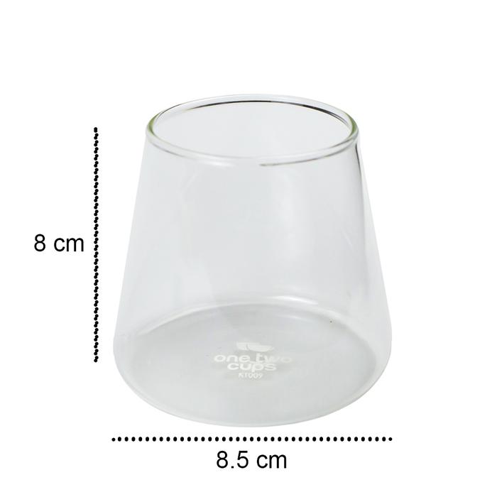 Gambar Gelas Minuman Unik Borosilicate Glass Transparent PROMO MURAH - 300 ml - KT009 dari ONEFINE COFFEE & TOOL undefined Tokopedia