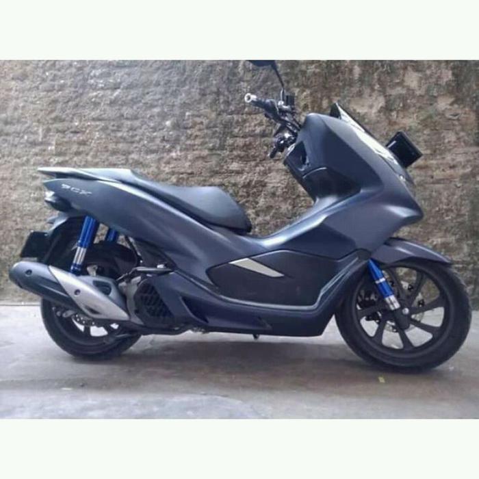 Gambar Cover Shock PCX Type ABS/CBS Depan Belakang, Aksesoris PCX 150/160 - Biru, CBS 160 dari el_variasi undefined Tokopedia