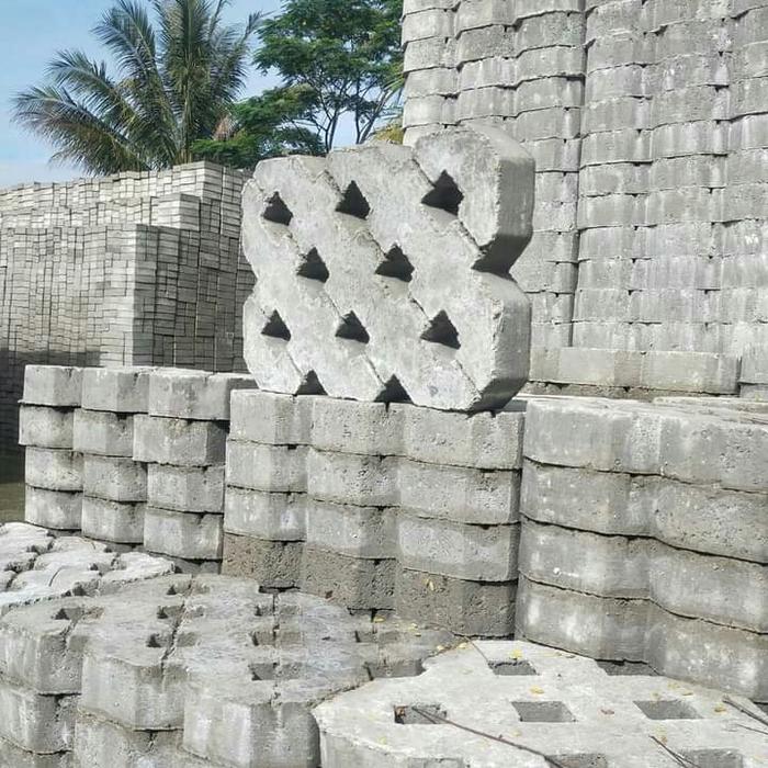 Paving Rumput Jual Paving block pres Hidrolik Conblock beton Paving rumput Gressblock ...