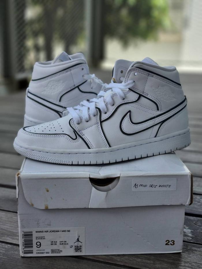 Air Jordan Mid Iridescent Reflective White Jordan Air Jordan Mid