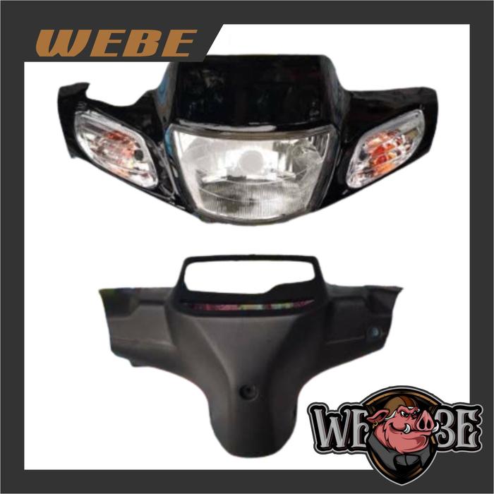 Gambar BATOK KEPALA F1ZR / YAMAHA FIZ R-FULL SET LAMPU & SEIN / VEGA R LAMA w - batok DB + lamp, Fiz R dari WEBEmotopart undefined Tokopedia