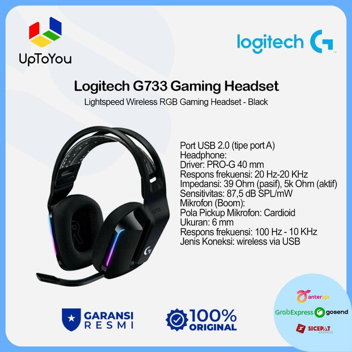 Jual Logitech G733 Wireless RGB 7.1 