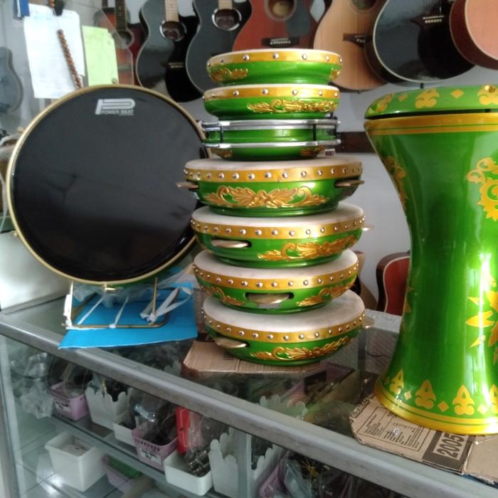 Gambar Rebana Hadroh Full Ukir Jepara 1 set dari A&R Musik Bandung undefined Tokopedia