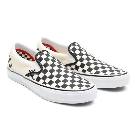 white vans with checkers
