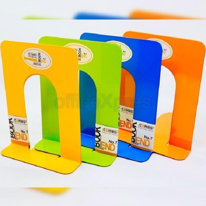 Gambar New Pembatas Buku Besi / Penyangga Buku / Book End No. 7 Combo - Biru dari Nathalia ML undefined Tokopedia