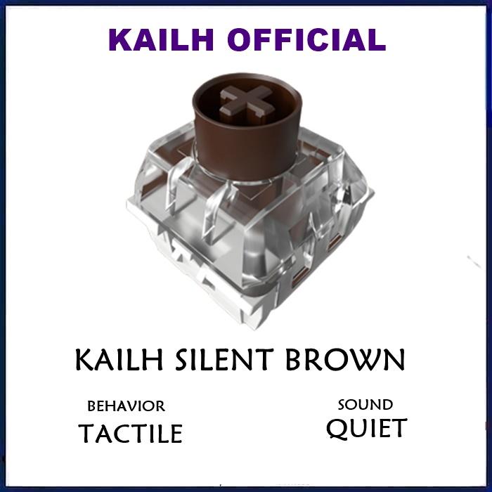 Gambar Kailh Silent Brown Mechanical Switch Tactile Switch Switches Keyboard dari ORIGINAL IT SHOP undefined Tokopedia