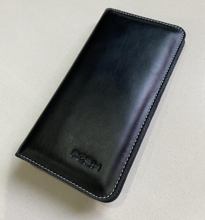 Gambar Samsung Galaxy S22 Ultra 5G Wallet case.Sarung Hp S22 Ultra 5G.S22Case - Hitam, S22 Ultra 5G dari PoshLeatherCase undefined Tokopedia