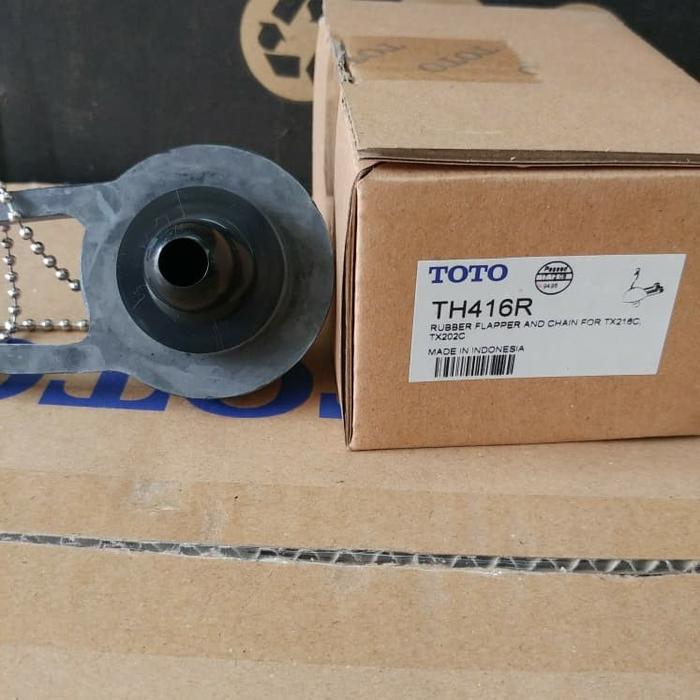 Gambar TOTO Spare Part Flapper Closet RUBBER FLAPPER Type TH416R dan TH418 - TH416R dari Bora Living undefined Tokopedia