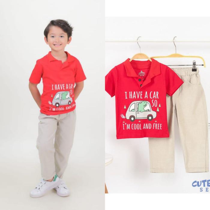 Gambar BABY SWEET CUTE WHEEL SERIES SETELAN ANAK COWO USIA 1 SAMPAI 5 TAHUN - Kode E, XL (4-5tahun) dari Purwasuka Babies and Kids undefined Tokopedia