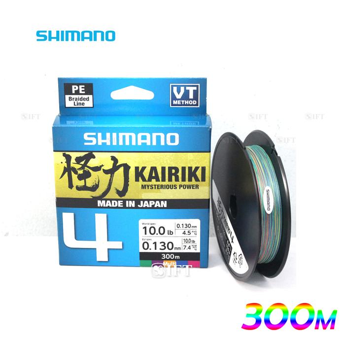 Gambar Senar PE Shimano KAIRIKI 4 | 300M | 10 sd 50 lbs | Braid Made in Japan - MC 10lbs 300m dari IFT Store undefined Tokopedia