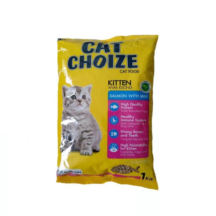 Gambar Cat Choize Kitten Tuna & Salmon 1 Kg - Salmon Kitten dari Market Hewan undefined Tokopedia