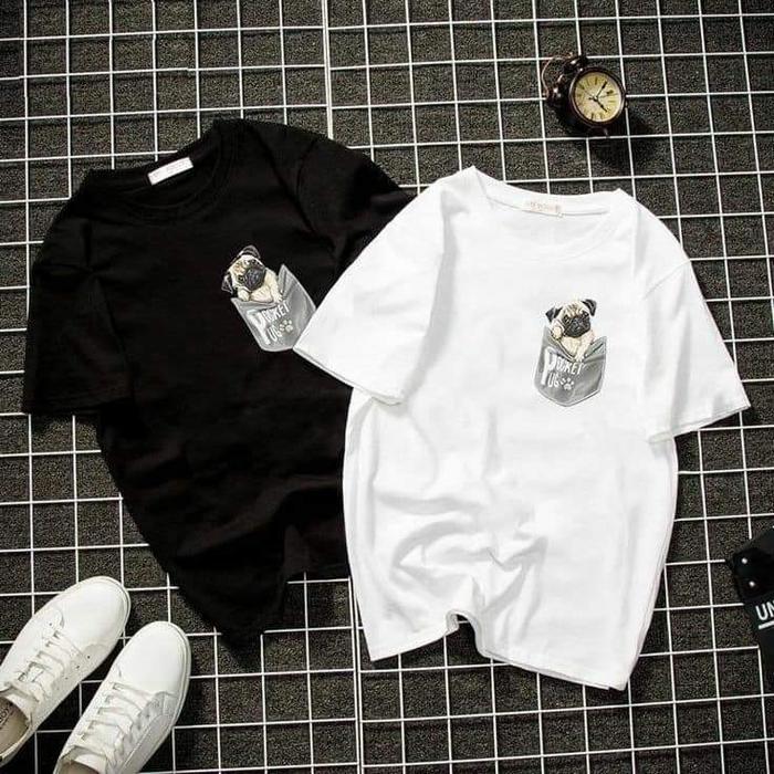 Gambar BAJU KAOS WANITA BAHAN KATUN COMBED PREMIUM SIZE S-M-L-XL-XXL-3XL-4XL - 03, M dari VS vioreen store undefined Tokopedia