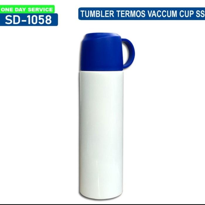 Gambar Tumbler Stainless Steel VACUUM Cup SUS - 304 (500 ML) HOT/COOL - 12Jam - Putih dari Damai-Jaya-Promosi undefined Tokopedia