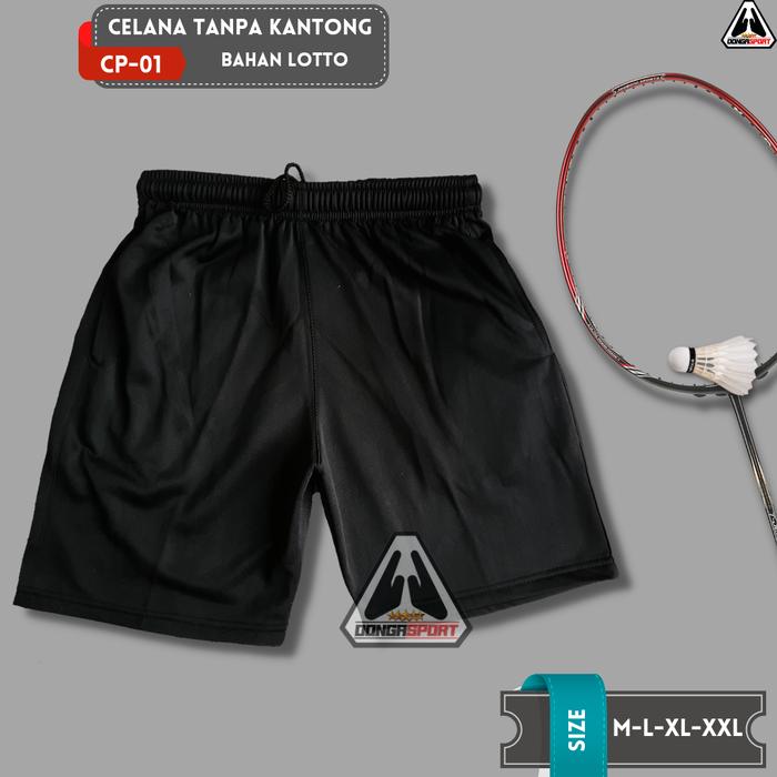 Gambar CP-01 CELANA POLOS CELANA BADMINTON POLOS CELANA VOLLY POLOS - CLN TNPA KNTONG, M dari Dongasport undefined Tokopedia