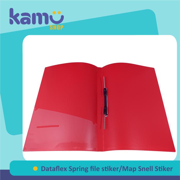 Gambar Dataflex Map Snell Stiker / Spring File Stiker Folio DF-211 - Merah dari KAMU Stationery undefined Tokopedia
