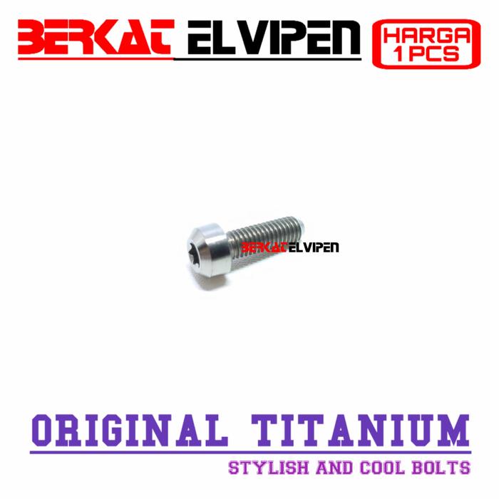 Gambar Baut Titanium SMALL HEAD M5x20 Drat 8 Panjang 20mm 2cm - Silver dari Berkat_Elvipen undefined Tokopedia