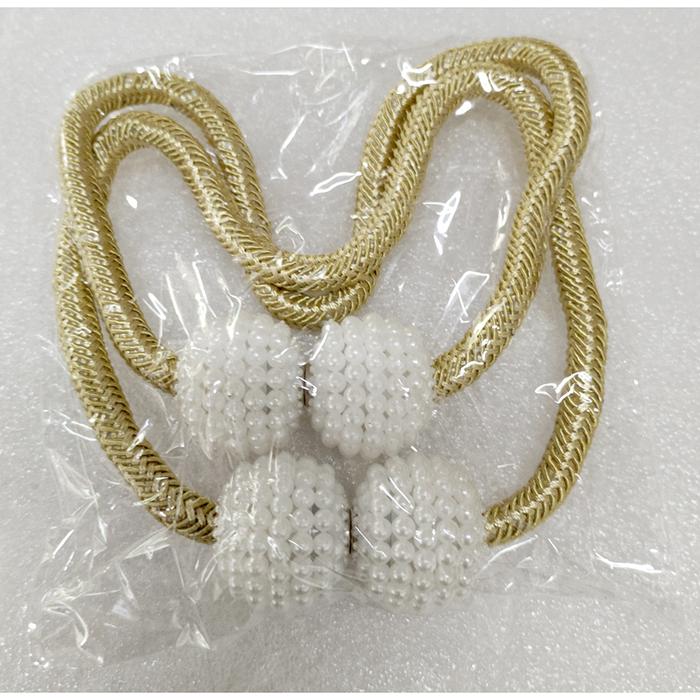 Gambar Tali Pengikat Tirai Gorden Magnetic Curtain Clip - Gold dari Better Sale undefined Tokopedia