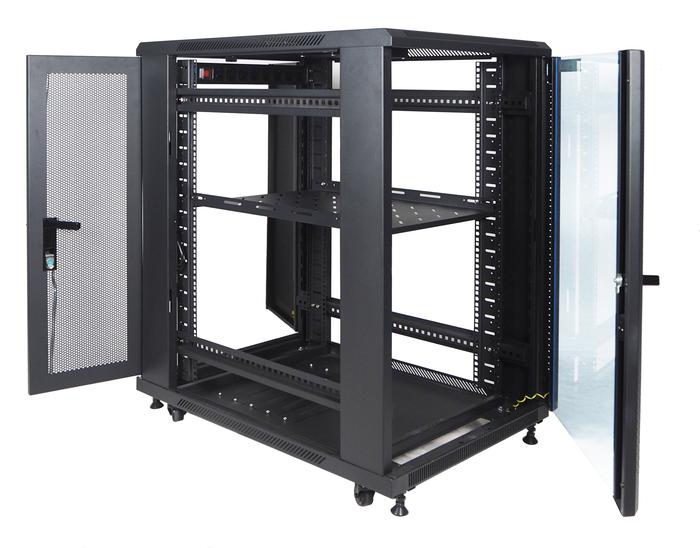 Jual Close Rack Indorack Glass Door Rack Server 20u Depth 900mm ...