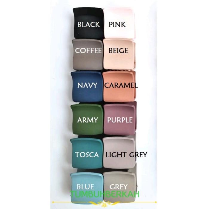 Gambar 12 PCS Jedai Doff Korea Premium Kotak 4cm Cakar 4/Jepit Rambut Korea - 12PCS JRDN 4CM dari its Tumbuh Berkah undefined Tokopedia