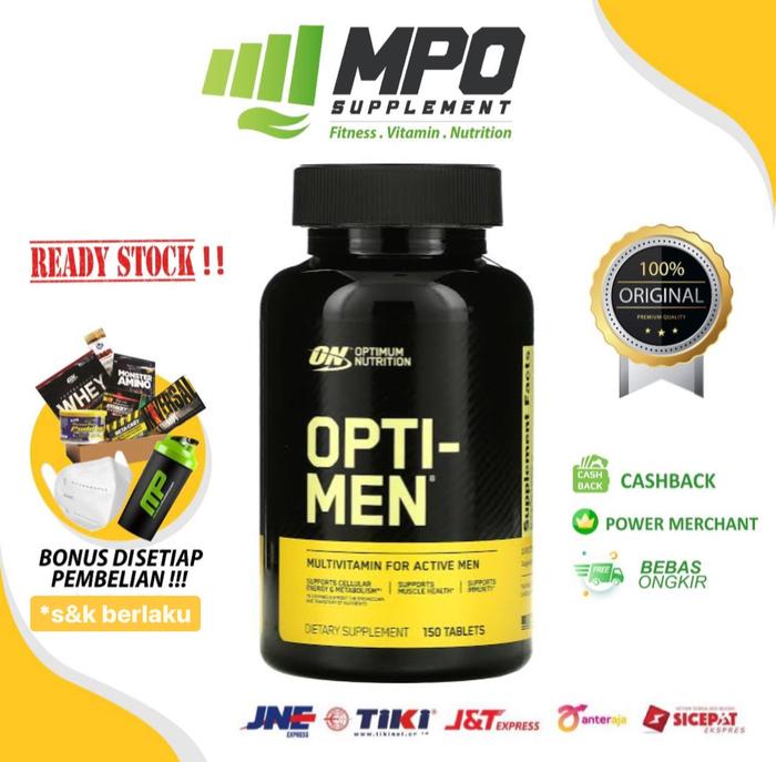 Gambar ON Opti-Men ON Optimen Multivitamin BARU SEGEL ORIGINAL FREE SAMPLE dari MPO SUPPLEMENT undefined Tokopedia