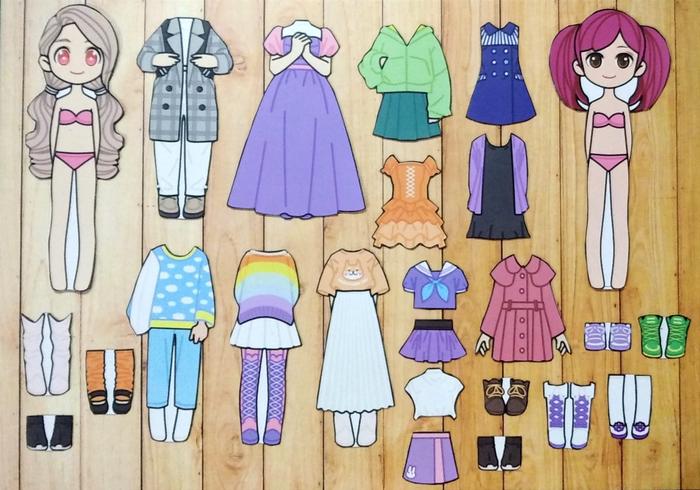 Gambar Bongkar pasang baju kertas magnet Dress up doll busy page BP Bpan Lily - PG dari Stiker Makanan JDV Shop undefined Tokopedia