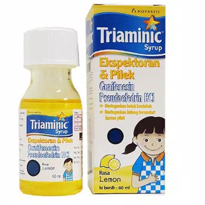 Gambar TRIAMINIC BATUK & PILEK SIRUP 60ML - OBAT BATUK DAN PILEK ANAK - B.Dahak&flu dari SINAR GEMILANG MEDIKA undefined Tokopedia