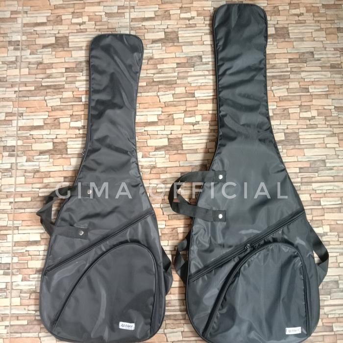 Gambar TAS GITAR & BASS SOFTCASE GITAR ELEKTRIK| & BASS ELEKTRIK - Hitam, Gitar Elt dari GimaOfficial undefined Tokopedia