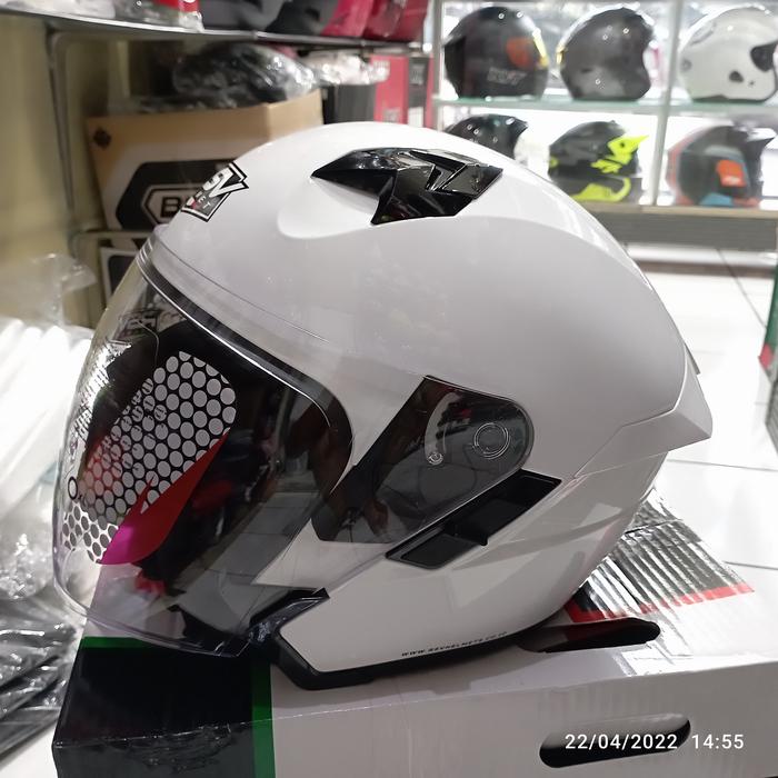 Gambar Helm Rsv sv300 solid white - white, XL dari MR store.20 undefined Tokopedia
