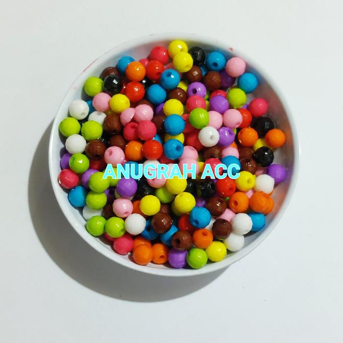 Gambar manik mote bulat - 8mm donat, 15gram dari ANUGRAH ACC02 undefined 5 Tokopedia