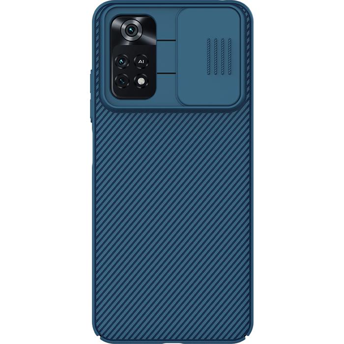 Gambar Case Xiaomi Poco M4 Pro 4G NILLKIN CamShield Slide Camera Cover Casing - Blue dari Grandepath undefined Tokopedia