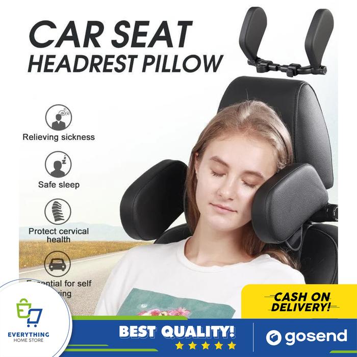 Car Sleep Headrest Bantal Mobil Sandaran Kepala Universal Adjustable Standard