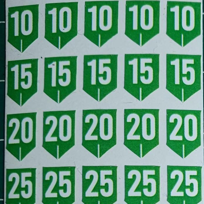 Gambar Sticker Turret tape - stiker turet tele - scope turret tape - Hijau, Besar 10mm dari LambeWorkshopID undefined Tokopedia