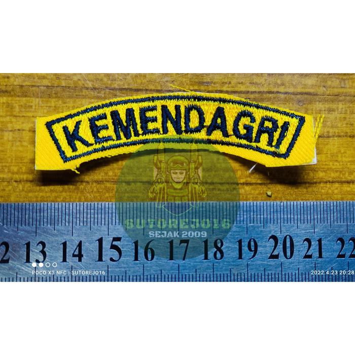 Gambar bordir badge pns pemprov pemkot kemendagri surabaya - kemendagri dari sutorejo16 Kota Surabaya Tokopedia