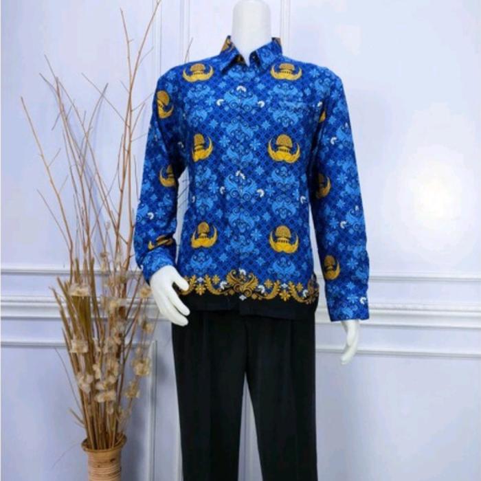 Gambar batik korpri pria terbaru - korpri pria, XL dari A&amp;N 12 undefined Tokopedia