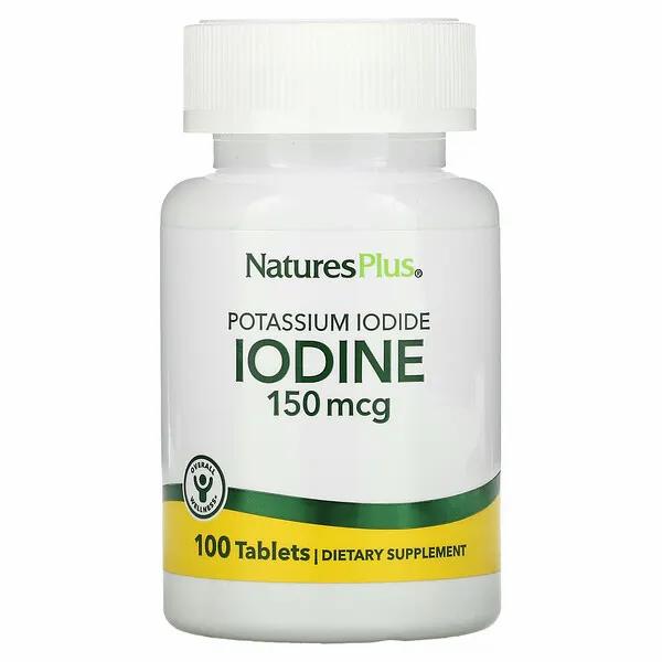 Gambar NaturesPlus Natures Plus, Potassium Iodide Iodine, 150 mcg 100 Tabs dari Dferdi1 undefined Tokopedia