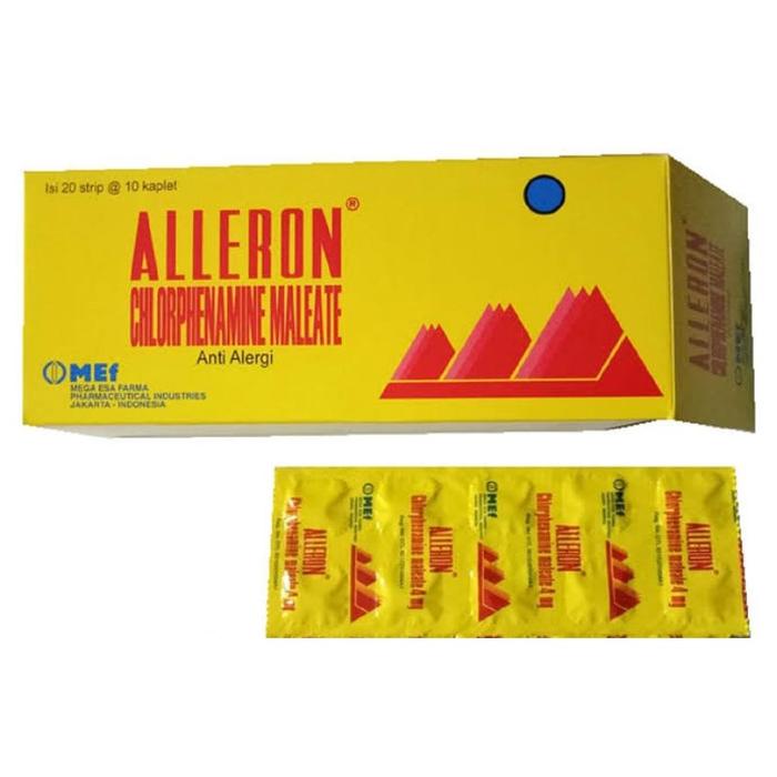 Jual Alleron Box Chlorpheniramine Maleate Obat Alergi Gatal Kab Cianjur Azam Syamil Store Tokopedia