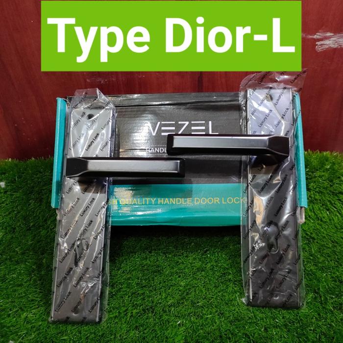 Gambar VEZEL/FRANCIS Kunci Pintu Kayu Allmunium Besi Set Komplit Besar Hitam - DIOR dari Agatha'gallery undefined Tokopedia