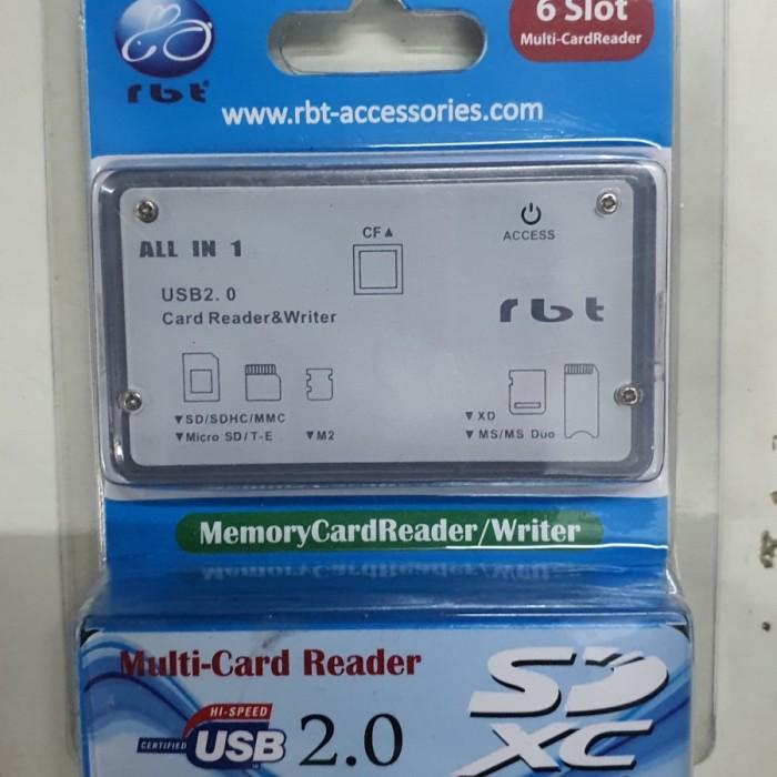 Gambar Memory Card Reader 6 Slots USB 2.0 / USB 3.0 Cliptec / M-Tech / Rexus - RBT HYD-2016 6s dari MusicCenter undefined Tokopedia