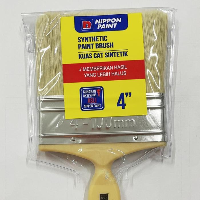 Gambar Nippon Syntetic Paint Brush Kuas Cat Sintetis / Minyak - 4 inch dari Toko Cat Prisma Prima undefined Tokopedia